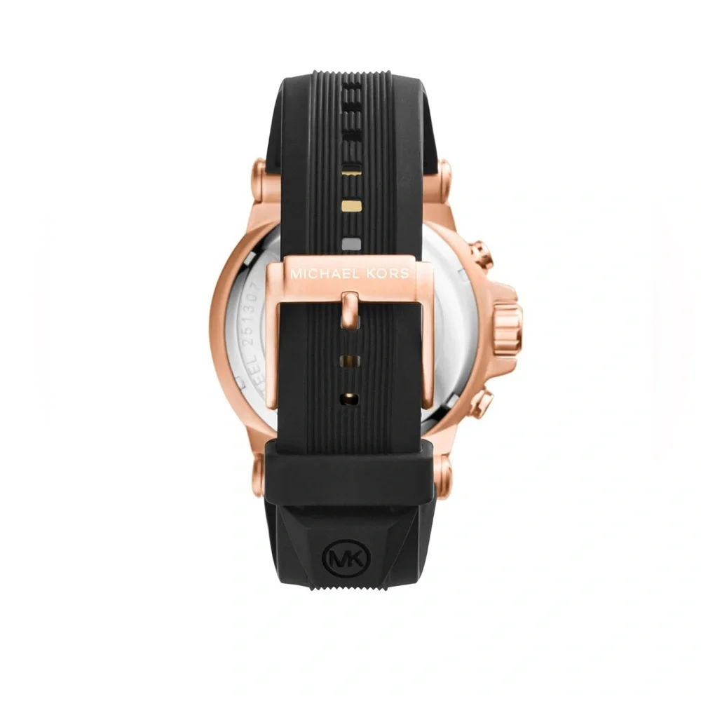 Michael Kors Dylan Men's Watch Style MK8184 Rose Gold & Black